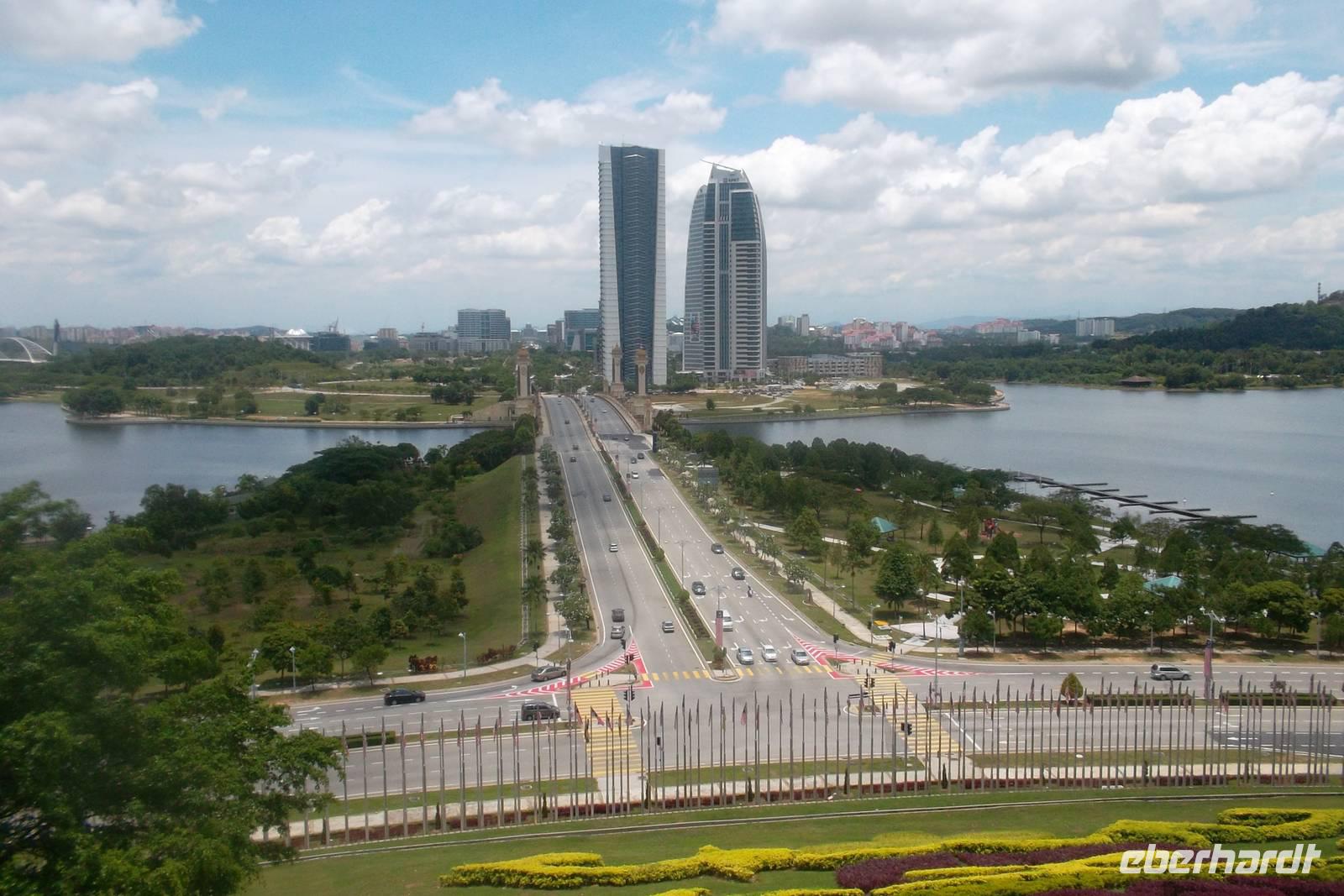 Blick über Putrajaya