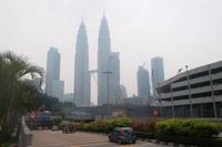 Wahrzeichen von KL - die Petronas-Twin-Towers