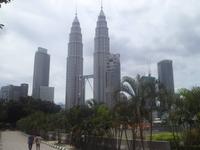 Wahrzeichen von KL - die Petronas-Twin-Towers