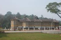 alter hölzerner Palast von Kuala Kangsa