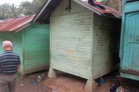 Unterkunftshütten der Koranschüler von Purba Baru