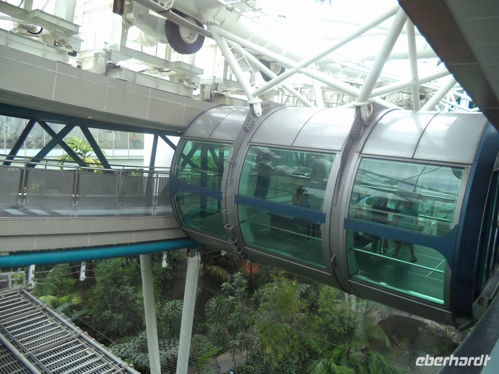 Kabine des Singapore Flyer