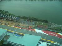 Singapurs Formel-1-Strecke von oben