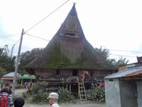 Typisch: Dachform der Batak-Karo-Häuser