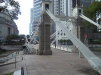 historische Brücke in der Altstadt von Singapur