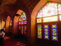 In der Nasir olMolk Moschee in Shiraz