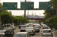 im Teheraner Stau