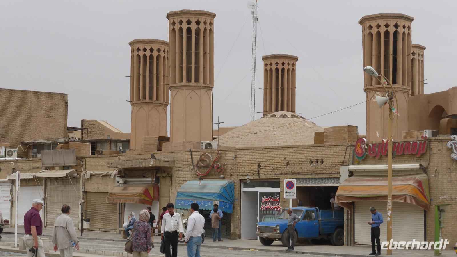 Yazd, Wasserspeicher am Amir Chaqmaq-Platz
