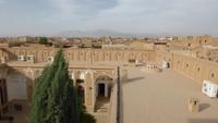 Yazd, Blick von der Dachterrasse unseres Hotels