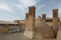 Yazd, Wasserspeicher neben unserem Hotel