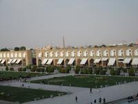 Isfahan - Blick von der Terrasse des Ali-Qapu-Palast über den Imam-Platz