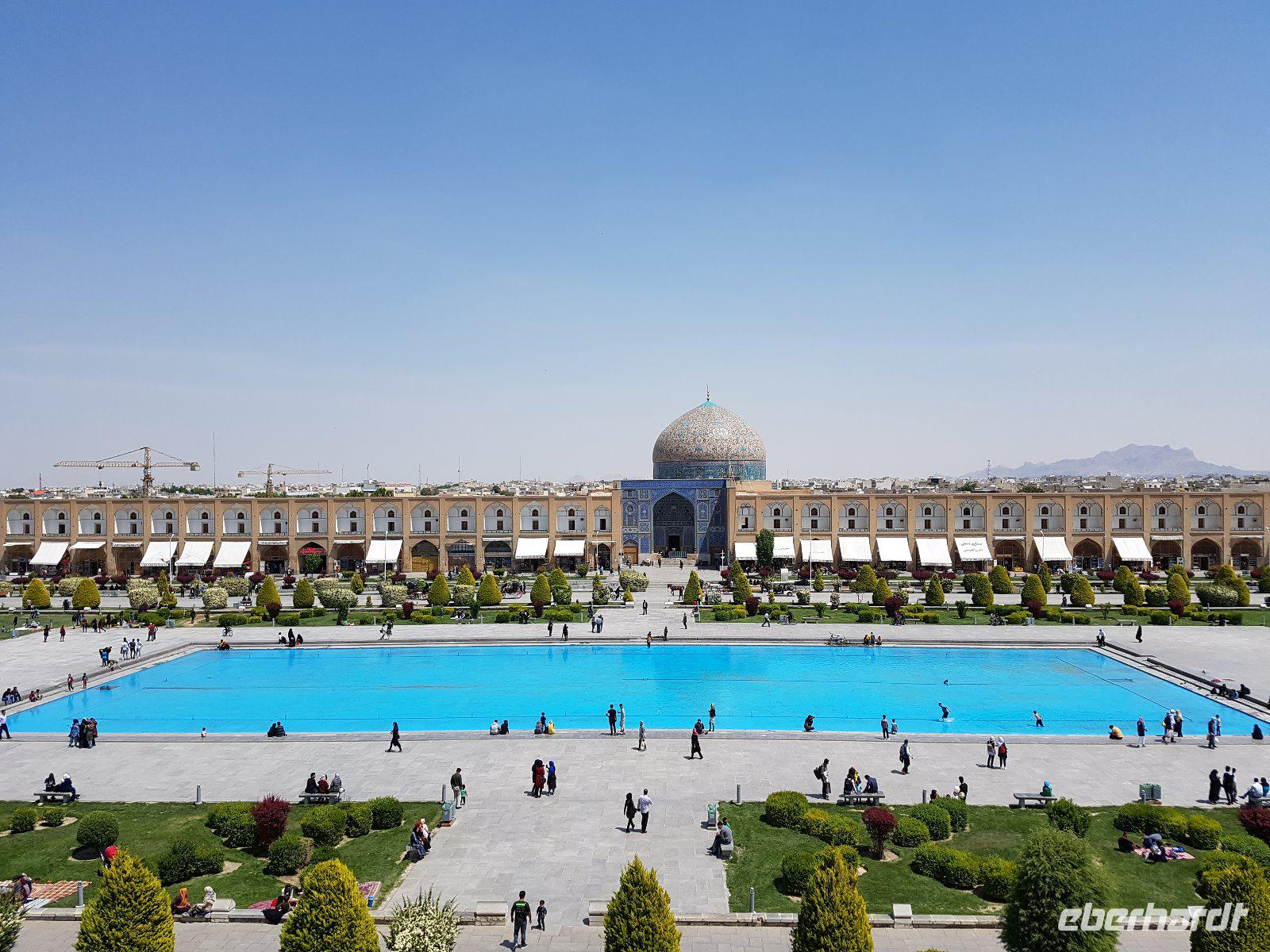 1332_Isfahan; Blick vom Ali Qapu Palast