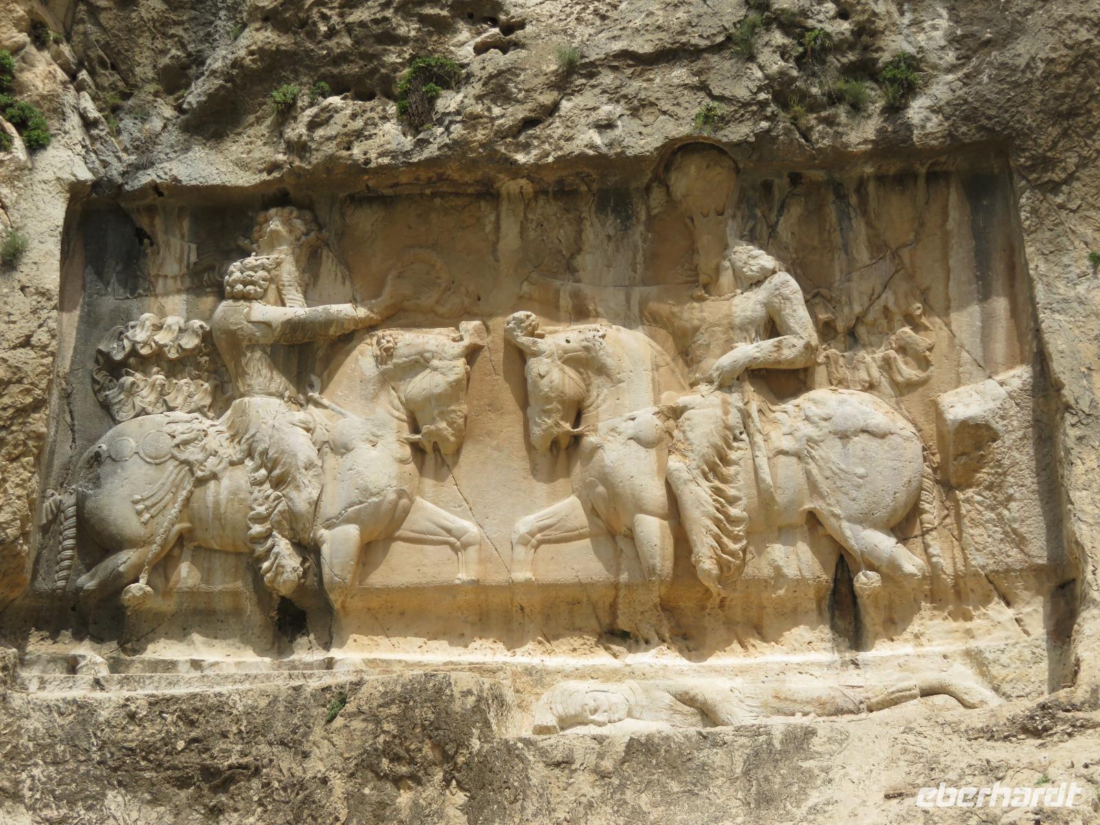Reliefs in der Tankg-e Choqan-Schlucht