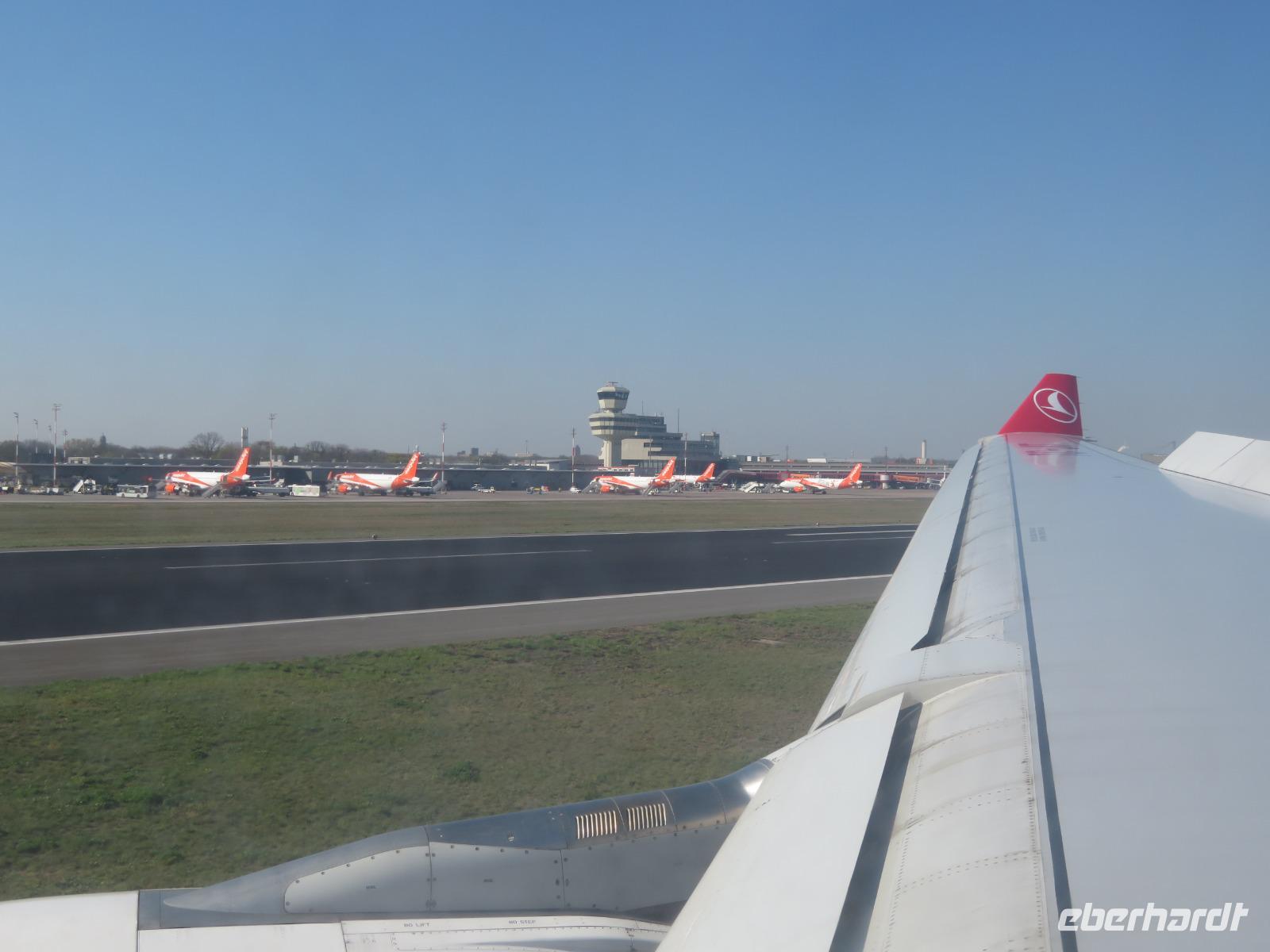 Rückkunft in Berlin-Tegel