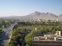 Isfahan- Blick aus dem Hotel Aseman