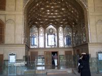 Isfahan- der Eingang in den 40-Säulen-Palast