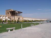 Isfahan- Imam-Platz mit Ali-Qapu- Palast