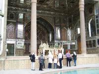 Teheran-Marmorpalast mit Marmorthron