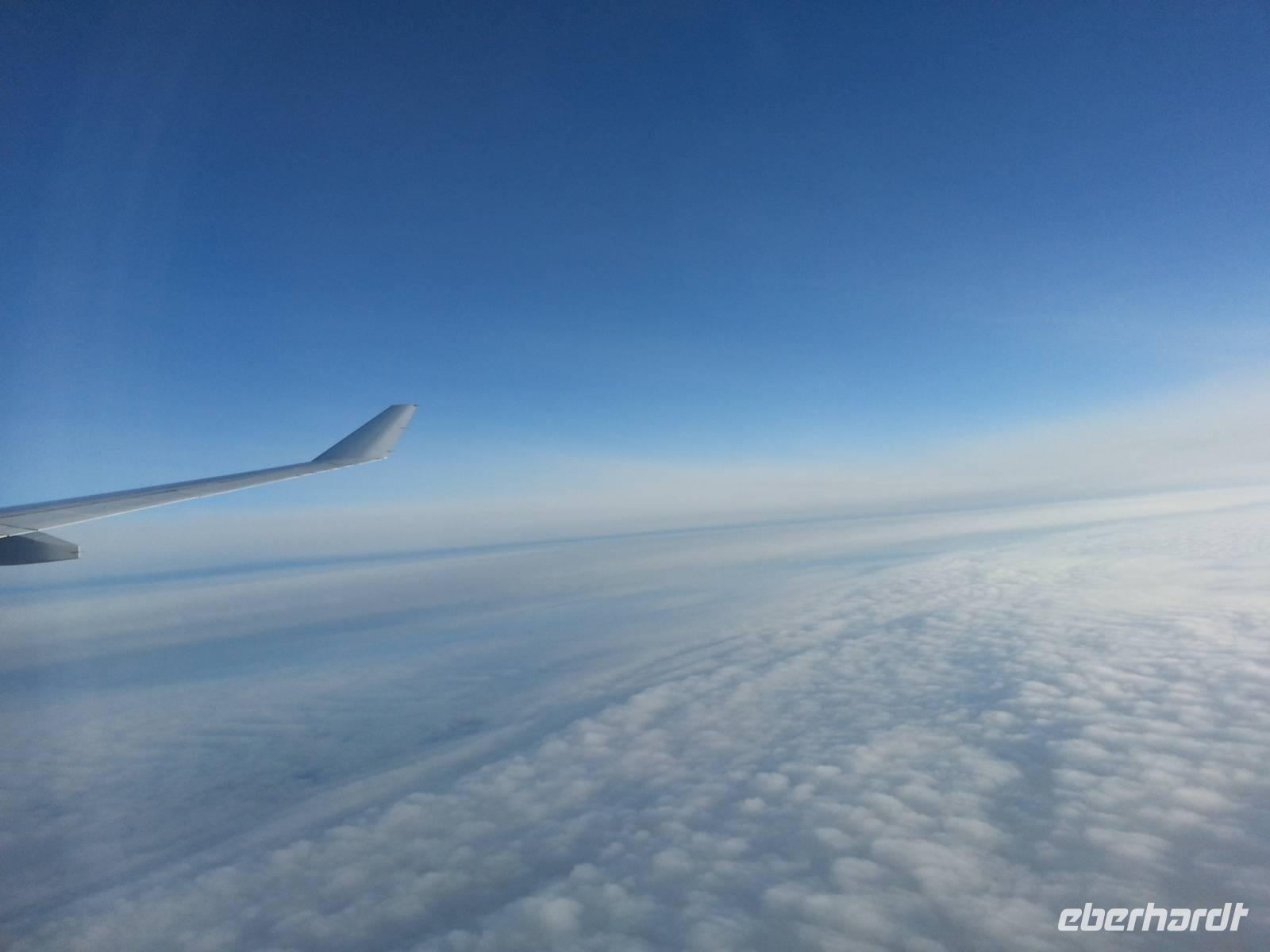 Flug mit Lufthansa nach Teheran