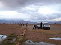 am Palast Bahram V. aus sassanidischer Zeit 