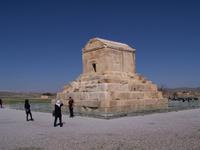 am Grabbau von Kyros II.