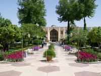 der Innenhof des 5-Sterne Hotels Abazi