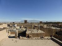 Yazd - Blick über die Dächer zu den Windtürmen