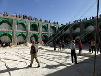 Yazd - Mausoleum der 12 Imame/ Vorbereitung auf das Ashura- Fest