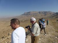 Fotostopp oberhalb des Daryacheh- ye- Bakhtegan- Salzsees