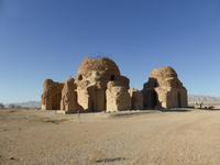 die sassanidische Palastanlage in Sarvestan