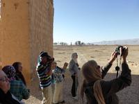 die sassanidische Palastanlage in Sarvestan