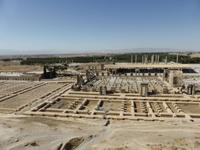 Persepolis - Blick vom Grab des Artaxerxes II. auf die Anlage