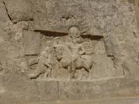 Naqsh- e Rostam - Relief vom Triumpf Shapur I. über zwei römische Kaiser