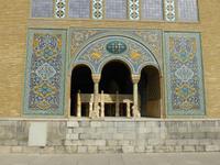 Teheran - der Marmor- Grabstein von Naserodin Shah im Marmorpalast