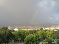 Regenbogen über Hamadan