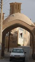 Yazd, in den Gassen der Altstadt neben unserem Hotel