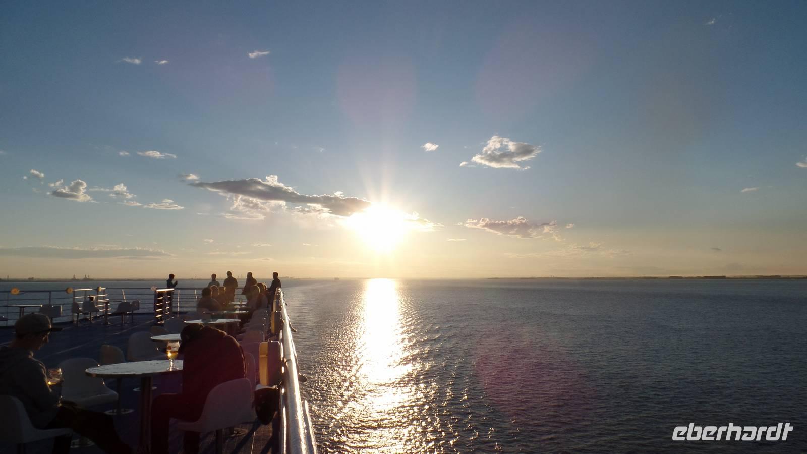 Auf dem Humber gen Nordsee