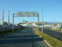 Fahrt zur Fähre von Irland nach Wales