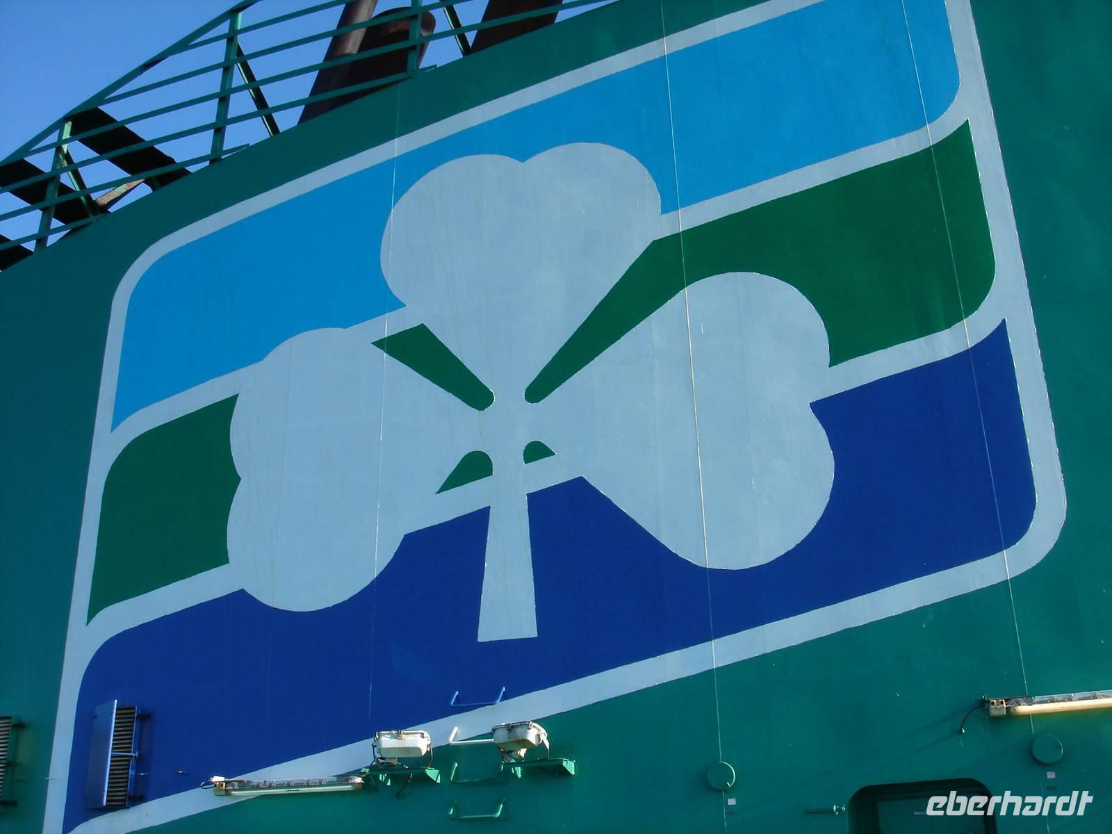 Irish Ferries - Logo an Bord