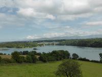Wales - Menai Strait - Hängebrücke von Thomas Telford