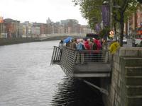 Fluß Liffey in Dublin