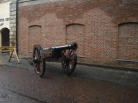 Auf dem Schloßhof in Dublin