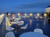 Auf Deck der Pride of Rotterdam