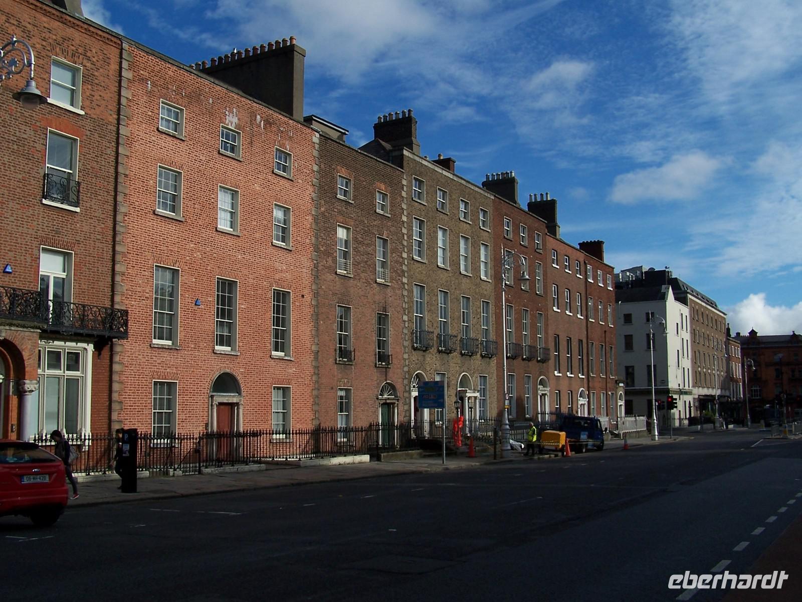 Dublin`s Georgianische Häuserzeilen 
