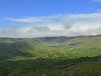 Blick auf die Caha-Mountains 