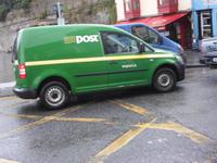 Grüne Post in Irland