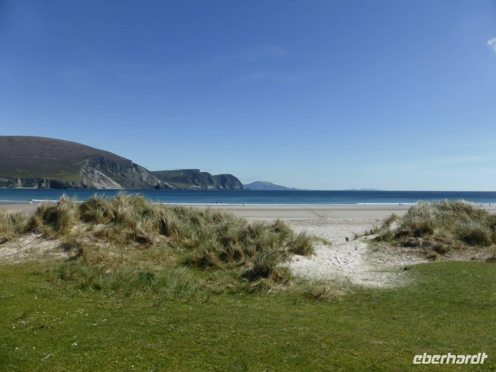 Achill Island - Keel Beach mit den Minaun Cliffs