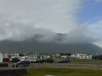 Achill Island - der Campingplatz in Keel mit Blick auf den Slievemore