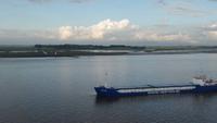 Auf dem Humber gen Nordsee