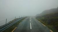 Die sicht am Cara Pass wird schlechter
